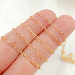 Load image into Gallery viewer, 173GF. 14K Gold Filled Long & Short Link Chain