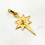 Load image into Gallery viewer, DP779. Diamond Sterling Silver Star Pendant