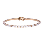 Load image into Gallery viewer, BNR68424. 14K Solid Gold Diamond Bangle