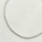 Load image into Gallery viewer, NFS70947. 14K Solid White Gold Diamond Necklace
