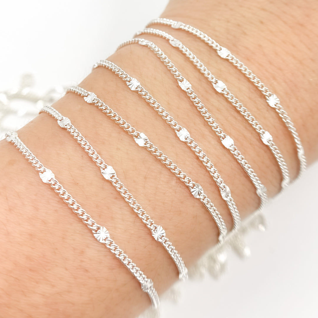 Buy Sterling Silver Curb Chain with Marina Link