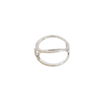 Load image into Gallery viewer, 14k Solid White Gold Diamond Ring.