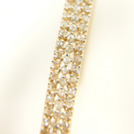 Load image into Gallery viewer, KG87. 14K Solid Gold Diamond Bangle