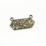 Load image into Gallery viewer, DC873. Diamond Sterling Silver Hexagon Pendant