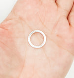Load image into Gallery viewer, 925 Sterling Silver Connector Circle 15 mm. BS2
