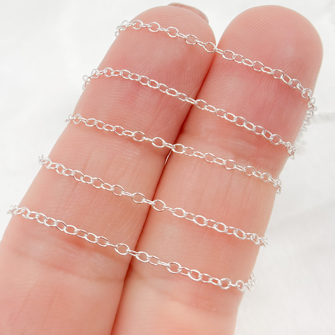 Silver Cable Link Chain