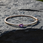 Load image into Gallery viewer, CB97291PS9X5. 14K Pink Sapphire Bangle