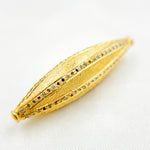 Load image into Gallery viewer, DC824. Diamond & Sterling Silver Long Oval Bead