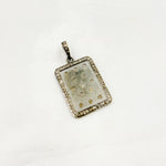 Load image into Gallery viewer, DP200. Diamond Sterling Silver Rectangle Pendant