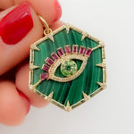 Load image into Gallery viewer, Buy Gold Evil Eye Pendants