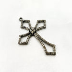 Load image into Gallery viewer, DC318. Diamond Sterling Silver Cross Pendant
