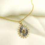 Load image into Gallery viewer, 925 Sterling Silver Black Rhodium with Diamonds Drop Shape Charm. KSG25
