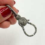 Load image into Gallery viewer, Diamond Silver Double Trigger Clasp