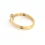 Load image into Gallery viewer, 14k Solid Yellow Gold Diamond Moon and Star Ring.