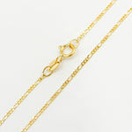 Load image into Gallery viewer, 030GA3BGT218K. 18K Solid Gold Flat Figaro Link Chain