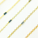 Load image into Gallery viewer, Buy Now 14k Solid Gold Tube Satellite Two Tone Chain