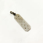 Load image into Gallery viewer, DC039. Diamond & Sterling Silver Rectangle Pendant