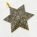 Load image into Gallery viewer, DP113. Diamond Sterling Silver Star Pendant