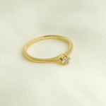 Load image into Gallery viewer, 14K Solid Gold Diamond Ring.
