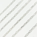 Load image into Gallery viewer, Sterling Silver Diamond Cut Box Chain