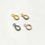 Load image into Gallery viewer, DC492. Diamond Sterling Silver Drop Bail