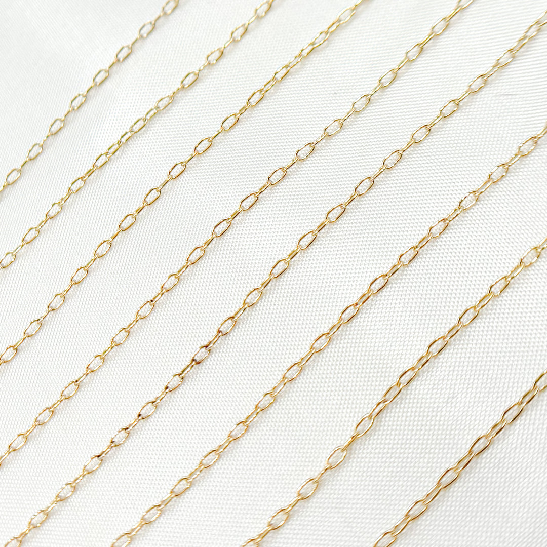 1218DGF. 14K Gold-Filled Smooth Cable Chain