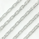 Load image into Gallery viewer, Z102SS. Sterling Silver Diamond Cut Oval Link Chain