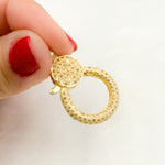 Load image into Gallery viewer, Diamond Sterling Silver Pear Shape Trigger Clasp