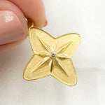 Load image into Gallery viewer, Shop Now Diamond Sterling Silver Flower Pendant