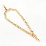 Load image into Gallery viewer, DP054. Diamond Silver Arrow Pendant