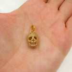 Load image into Gallery viewer, DP011. Diamond Sterling Silver Skull Charm