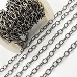 Load image into Gallery viewer, Shop Now Black Rhodium Sterling Silver Smooth Cable Chain