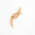 Load image into Gallery viewer, Diamond Sterling Silver Moon Charm