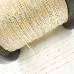 Load image into Gallery viewer, Silver Satellite Gold Plated 3 Cubes Chain