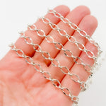 Load image into Gallery viewer, Buy Sterling Silver Hammered Oval Link Chain