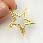 Load image into Gallery viewer, DP637. Diamond Sterling Silver Star Pendant