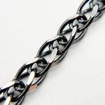 Load image into Gallery viewer, Rhodium Sterling Silver Wheat Chain