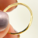 Load image into Gallery viewer, 14K Solid Gold Hammered Ring