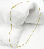 Load image into Gallery viewer, 925 Sterling Silver Satellite Gold Plated Necklace. 8Necklace
