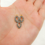 Load image into Gallery viewer, DC2007. Diamond Silver Fancy Connector Pendant