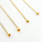 Load image into Gallery viewer, Gold-filled Ball 1 Inch Headpins