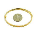 Load image into Gallery viewer, Bangle1. 14K Solid Gold Bangle Smooth Hammered