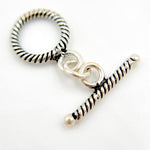 Load image into Gallery viewer, Buy White Sterling Silver Toggle Clasp