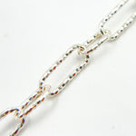 Load image into Gallery viewer, Buy Sterling Silver Hammered Long and Short Chain