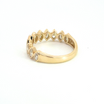 Load image into Gallery viewer, 14k Solid Gold Diamond Leaves Ring.
