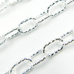 Load image into Gallery viewer, Buy Sterling Silver Round Diamond Cut Paperclip Chain