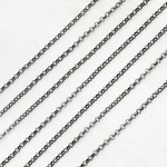 Load image into Gallery viewer, Buy Now Oxidized 925 Sterling Silver Rolo Chain