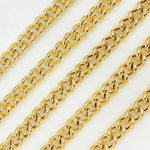 Load image into Gallery viewer, Y5GP. Gold Plated 925 Sterling Silver Hollow Round Curb Chain