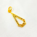 Load image into Gallery viewer, DC365. Diamond Sterling Silver Drop Pendant