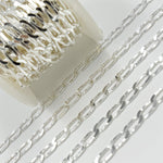 Load image into Gallery viewer, Shop Now Sterling Silver Flat Paperclip Chain